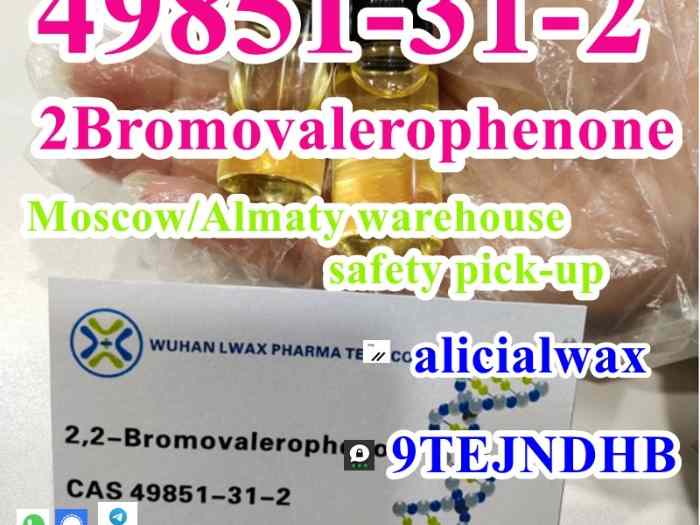 CAS 49851-31-2 2Bromovalerophenone pick up in Moscow 0
