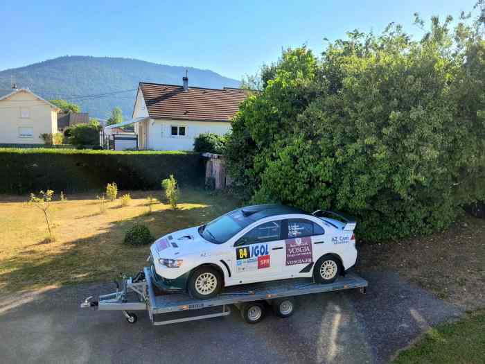 Remorque plateau porte voiture 2T5 avec Ridelles 5