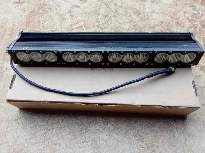 Rampe de led + virage