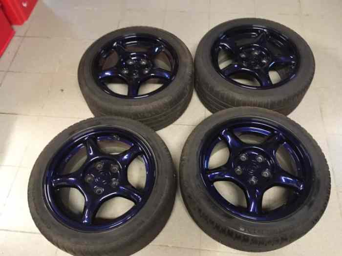 8 Jantes enkei Mazda rx7 fd entraxe 5x...