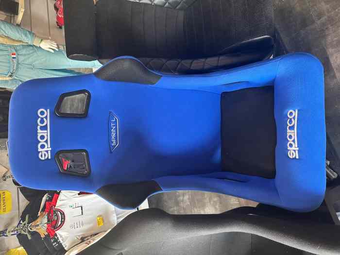 Baquet FIA SPARCO Sprint L bleu