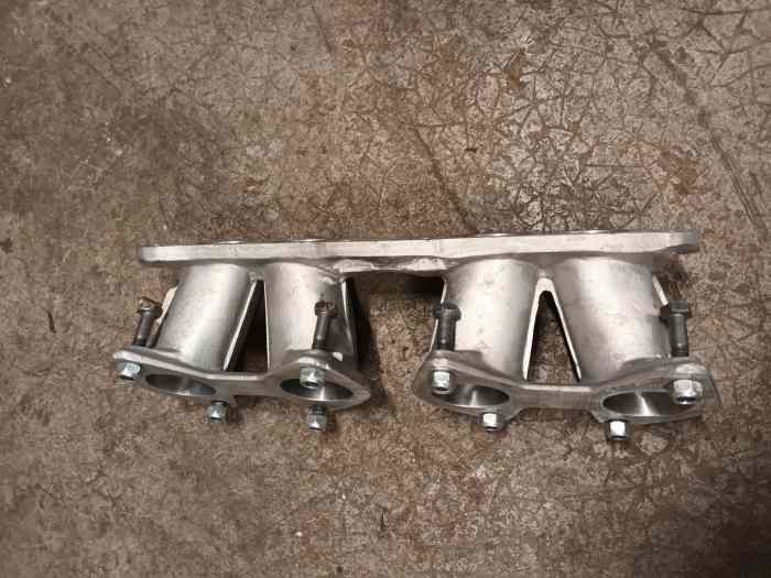 Pièce Moteur Dirt Bike Pipe D'Admission Déportée NEW MOTORZ - Diamètre 24mm, Argenté, Pour Dirt Bike 50/125cc Skyteam Compatible Skyteam Dax