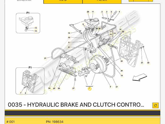 Servo de frein Ferrari 430 pour freins en céramique - TOUT NEUF 5