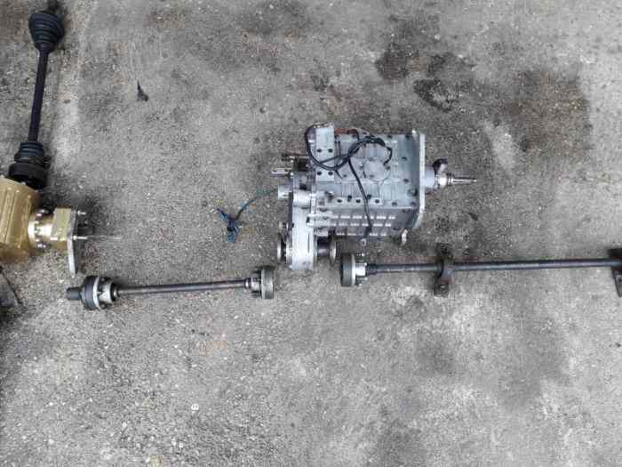 Sequential Maillard gearbox with 2 5-race Maillard bridges