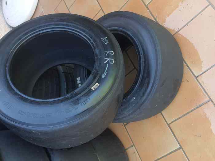 Pour roulage pneus slick AVON 250/570R13 240/570R13 usure 50%