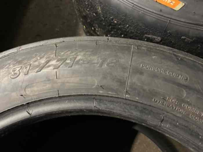 Pneus Slicks Circuit 18 Michelin Porsche Cup N2 et Hankook C54H 2