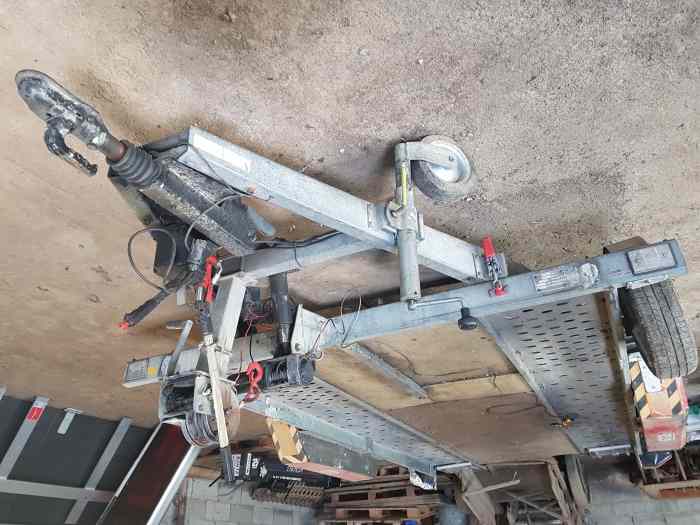 Remorque porte voiture 2000kg, double essieu AMCA NOVAL 4
