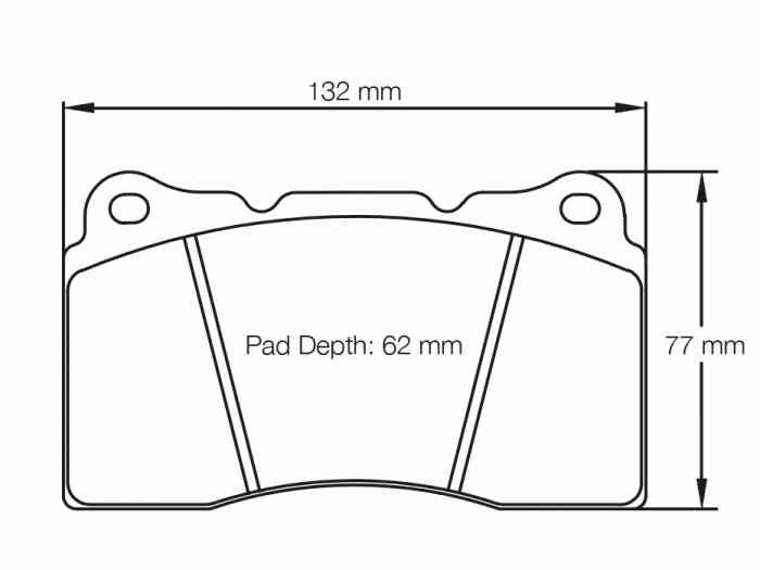 Plaquettes neuves PAGID ROUGES RST3 E2487 C2R2MAX-MITSUBISHI EVO