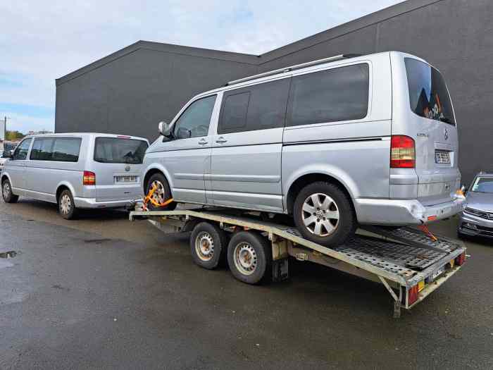 Remorque porte voiture double essieux 0