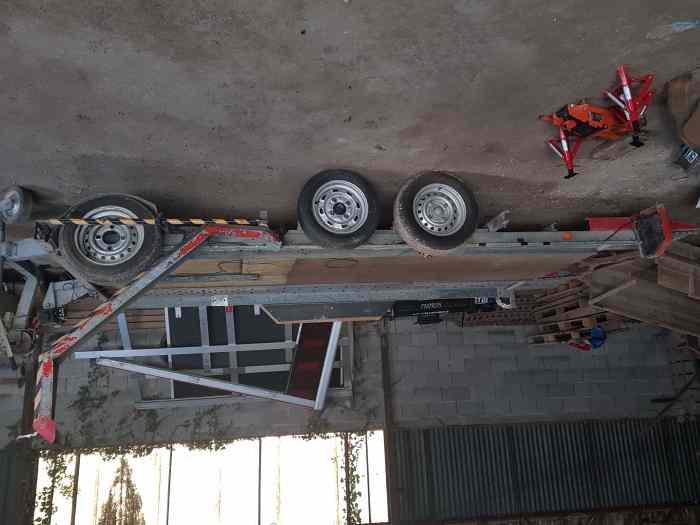 Remorque porte voiture 2000kg, double essieu AMCA NOVAL 5