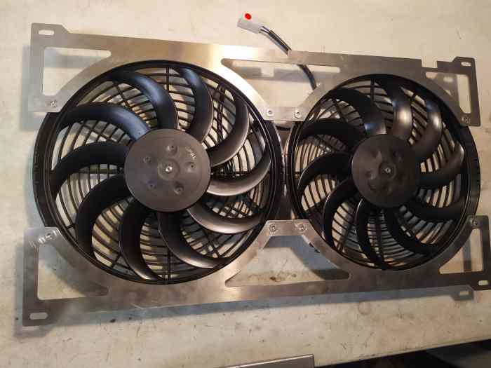 Bloc Ventilateurs SPAL racing Sierra ou Escort COSWORTH 0