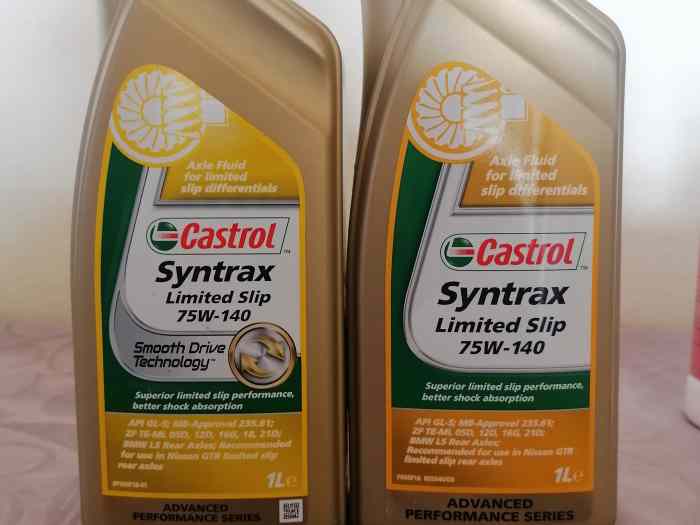 HUILE CASTROL SYNTRAX 75W140