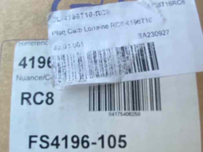 Plaquettes RC8 avant Renault Clio IV 4 R3T 4