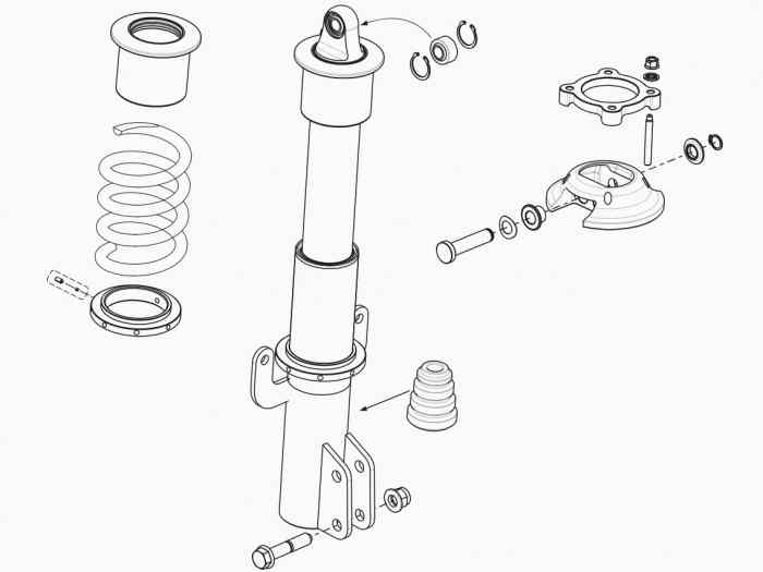 Clio RC5 Rally5 Kit Amortisseurs Terre - USED 0