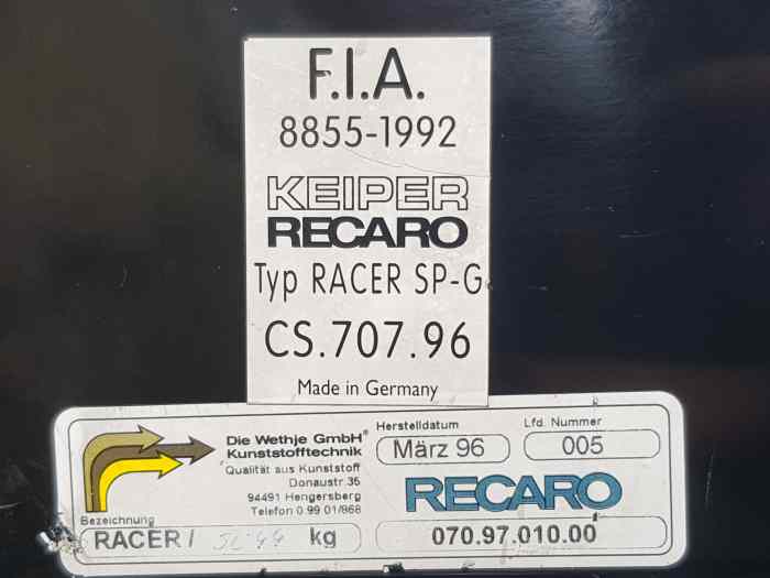 RECARO RACER SP-G *M3 DTM* 3