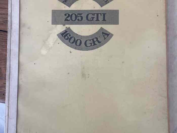 notice technique de montage 205 GTI Gr...