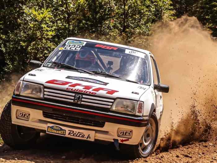 205 GTI 1.9 VHC PTH championne de France 2023 terre 1