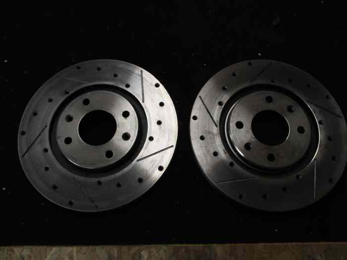 Disques Rainurés et percés pour Citroen Xsara 2,0i 16s /Peugeot 306 S16 BV 6 Av 283x22 0