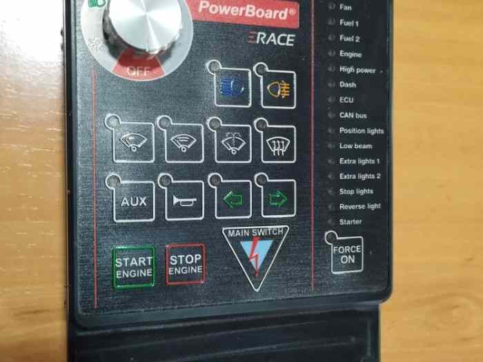 Powerboard Gestion Electrique E-RACE 0