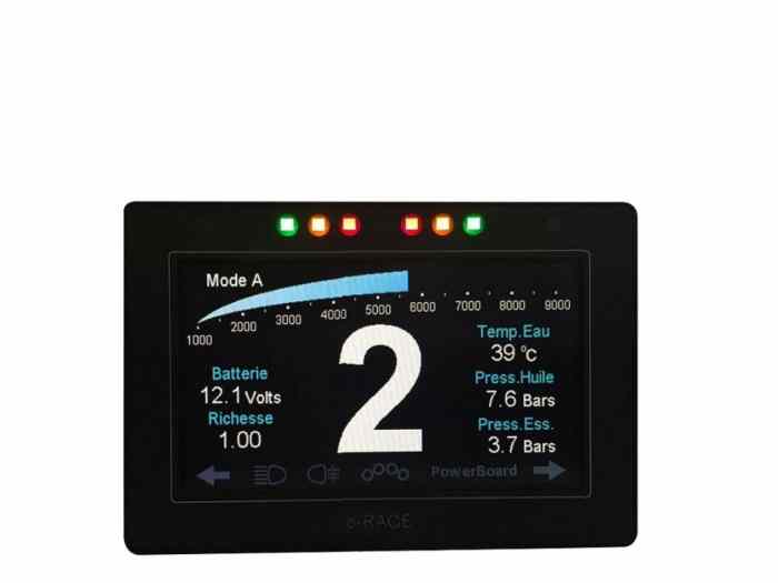 Dashboard E-RACE NEUF 2