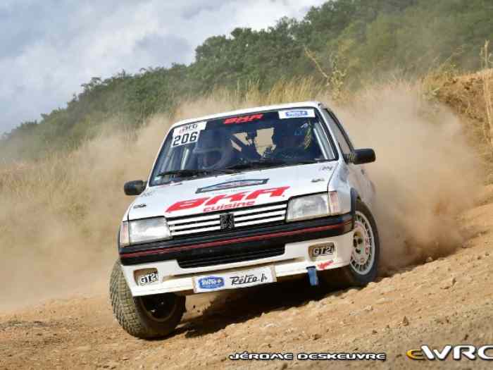 205 GTI 1.9 VHC PTH championne de France 2023 terre 2