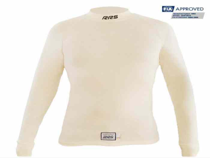 Sweat RRS FIA Softech blanc M/L