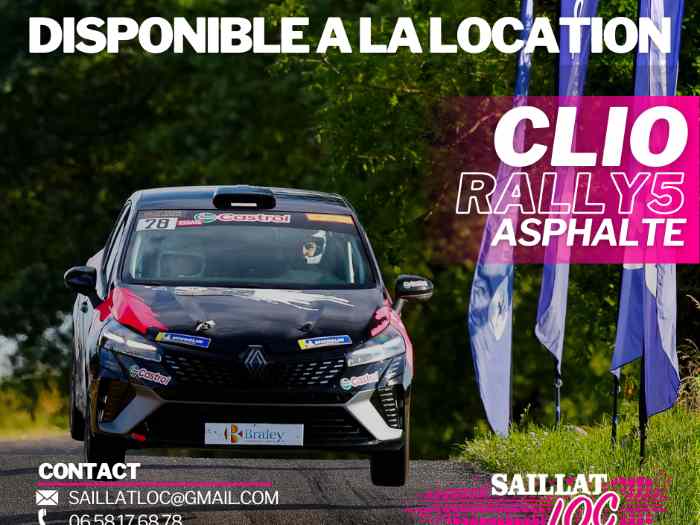 Clio Rally5 RC5 à la location