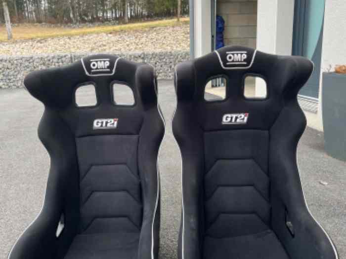 2 sièges OMP GT2I à oreille