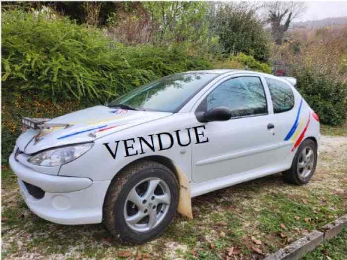 Vends 206 S16 Rallye Terre F2014