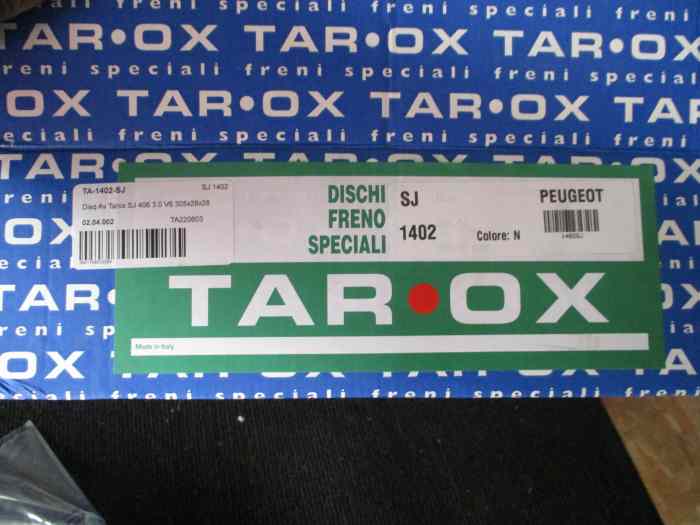 Disques de freins Avant Hautes performances TAROX SJ 305x28mm Peugeot 406 3l0 V6 24v 1