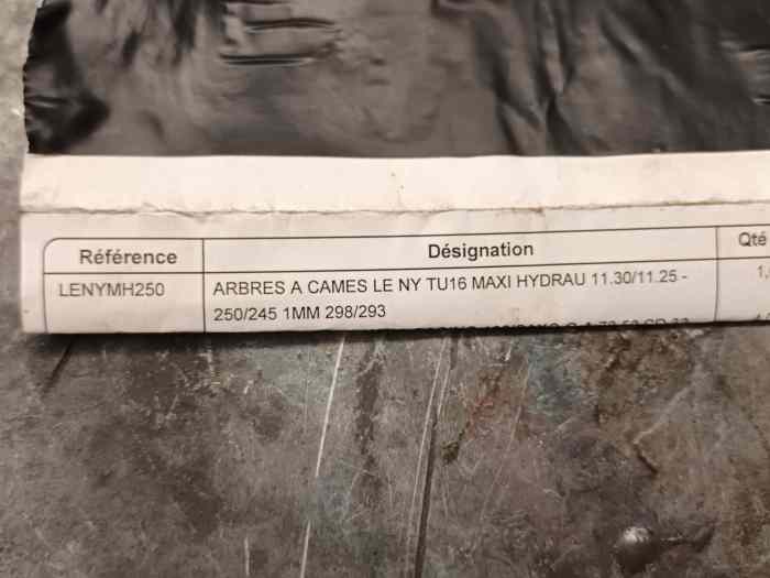 Arbre à cames maxi hydraulique tu5jp4 1