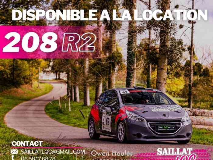 208 R2 à la location