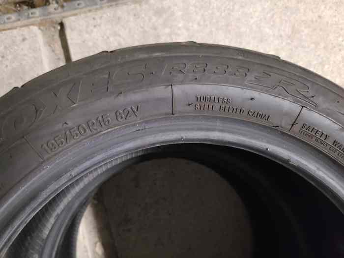 2 Toyo R888R 195/50-15 1