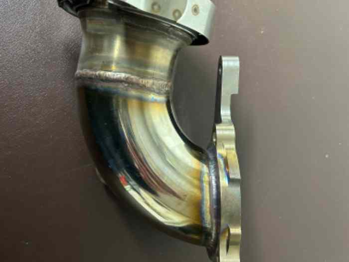 Lancia Delta Evo Downpipe 76mm Inox 2