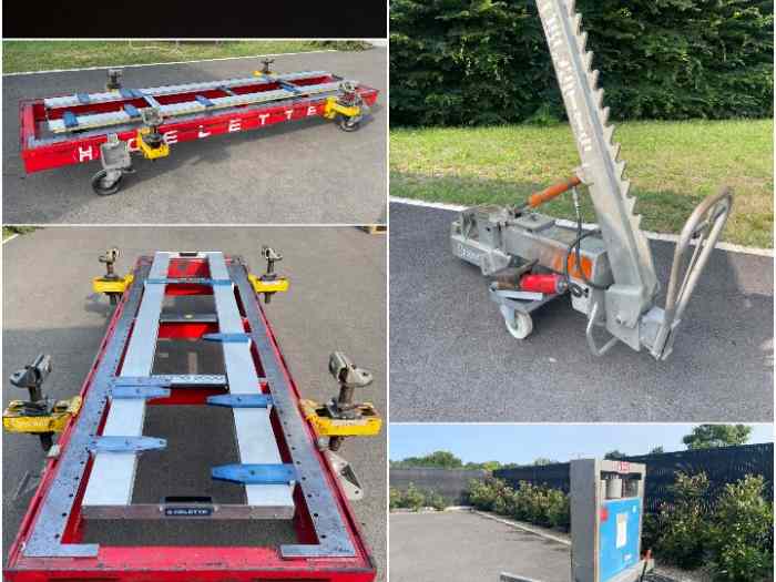 Lot marbre celette sevenne et materiel +pont unic 2.5t 0