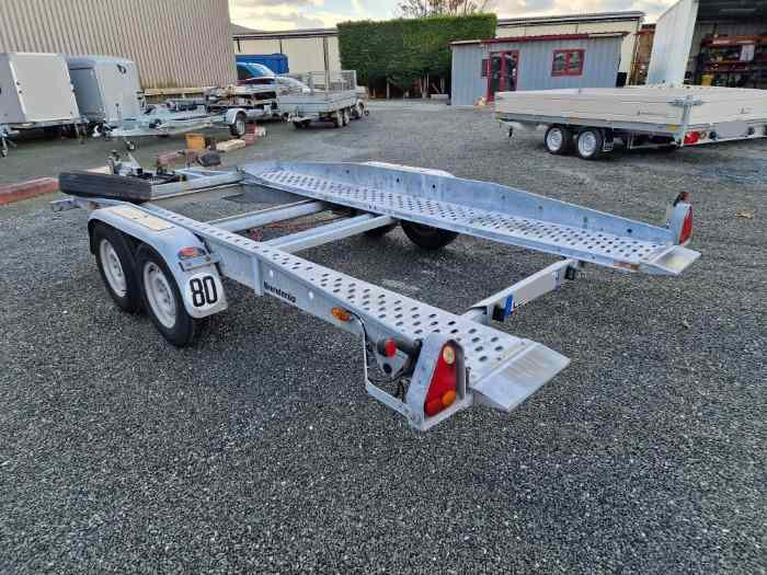 Remorque Porte Voiture occasion 2 Essieux 3000KG 1