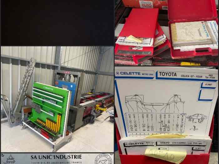 Lot marbre celette sevenne et materiel +pont unic 2.5t 2