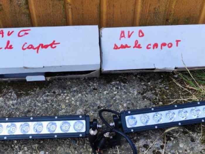 vend rampe led avec feux de virage