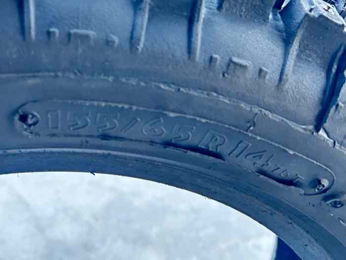 155/65 R14 - x2 pneus cloutés neufs 1