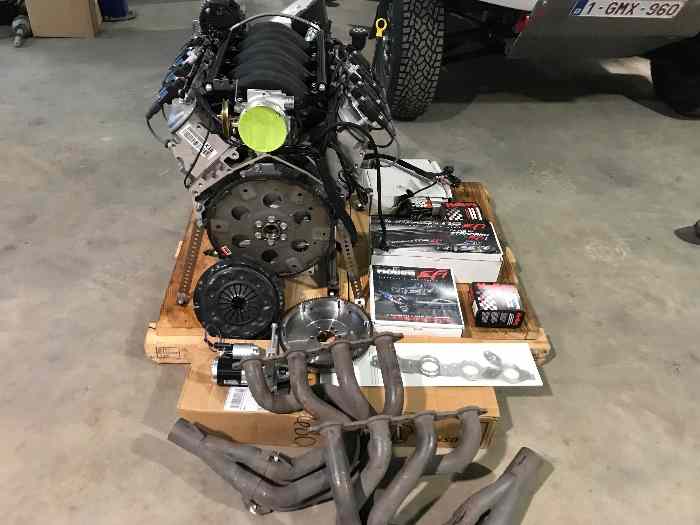 Moteur CHEVROLET LS3 V8 6.2L 480 équipé HOLLEY EFI 1