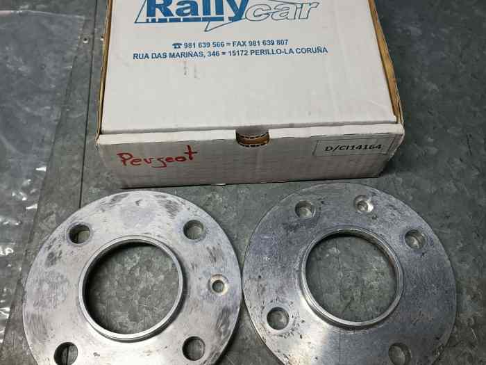 Cales alu Rallycar Peugeot 10mm à vendre. 2