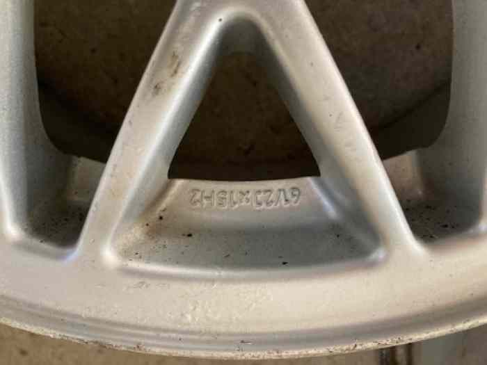 4 JANTES BBS 6,5X15 VW GOLF 3 GTI ORIGINE 4