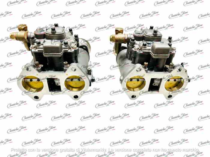 2 Carburetors Weber 50DCO4 restored 1