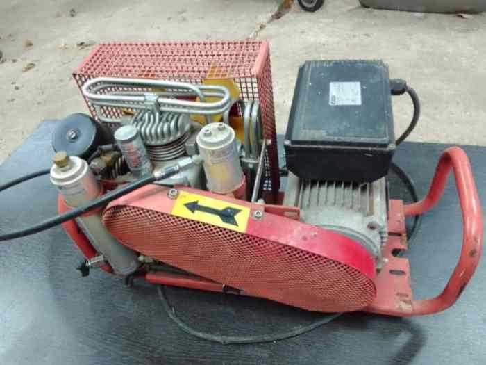 Groupe compresseur portable COLTRI haute pression 300 bars remplissage toutes bouteilles levage auto 1