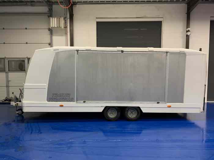 OCCASION - Remorque porte voiture fermée TURATELLO 2500 kg 510 x 220 0