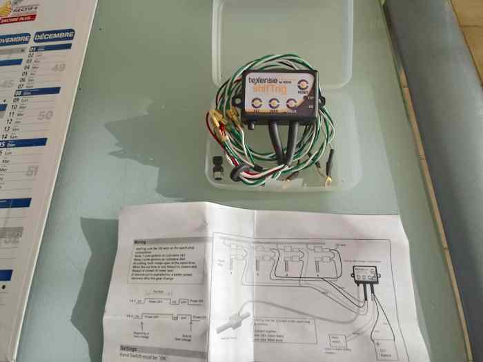 Quick shifter SHIFTRIG (capteur effort M8 compression/traction+ Boitier d