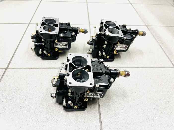 3 Carburetors Weber 36DCL3 Ferrari