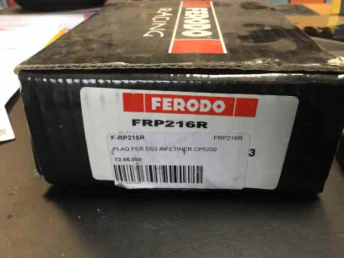 VENDUE MERCI MIKAKO Plaquette de frein neuve FERODO DS3000 frp216R 1