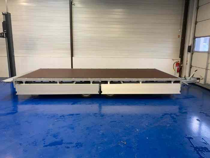 Remorque plateau ridelles HULCO Medax 502 x 223 3000kg - En stock 4