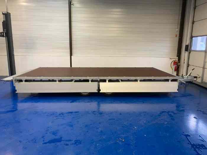 Remorque plateau ridelles HULCO Medax 502 x 223 3000kg - En stock 4